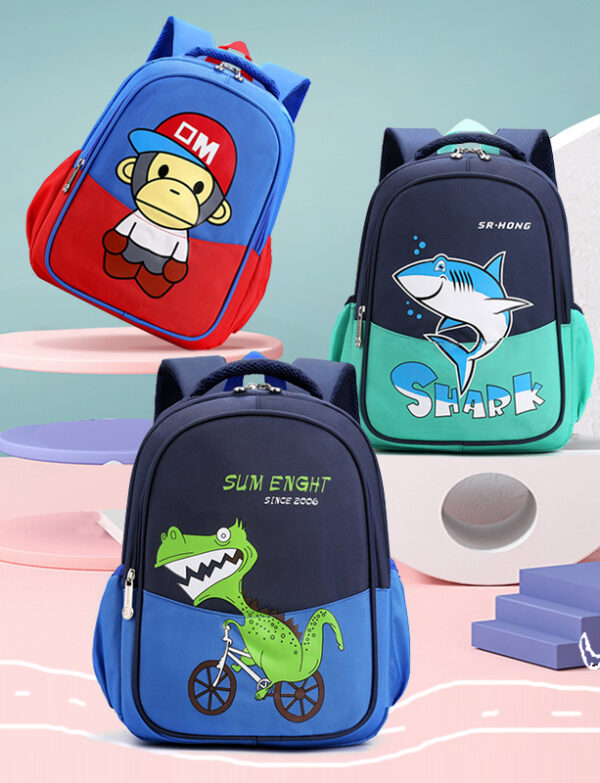 Children's Schoolbag Printing LOGO Printing Elementary School Schoolbags Kindergarten Backpack Boys And Girls 1-6 Grade Backpack