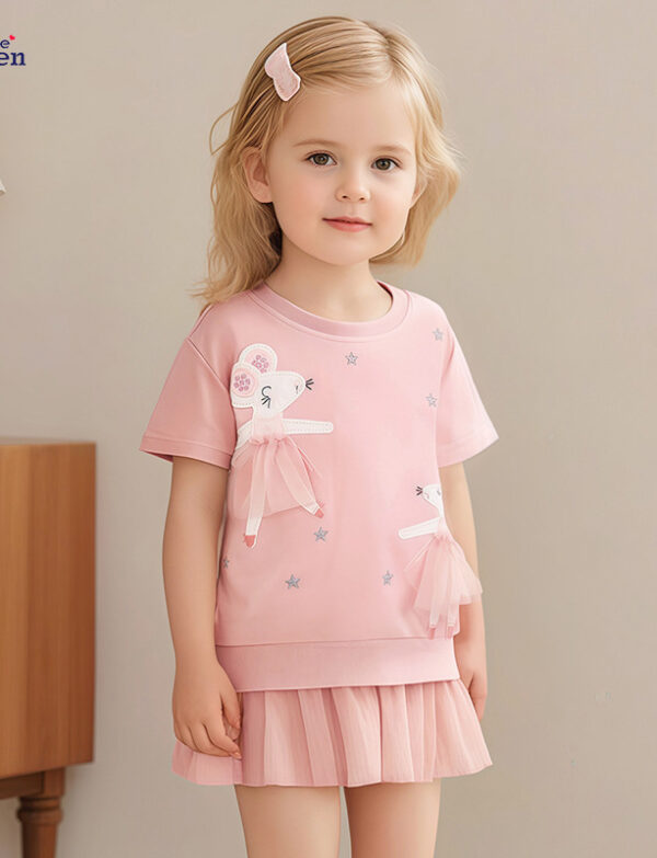 Girls Dress Summer Cute Short Sleeve Dress