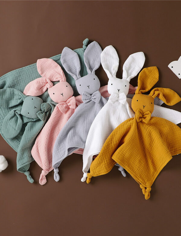Ins Style Soothing Towel Baby Gauze Doll Baby Sleeping Coax Artifact 0-3 Years Old Holding Sleeping Puppet Baby Saliva Towel
