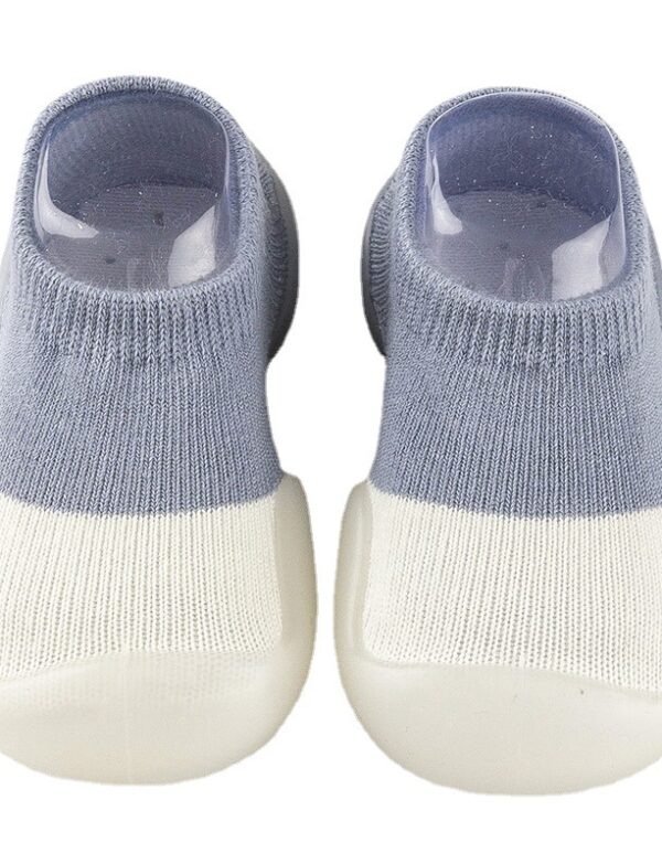 Baby Boys And Girls Color Contrast Soft Bottom Non-slip Easy To Fall Off Baby Toddler Shoes Socks