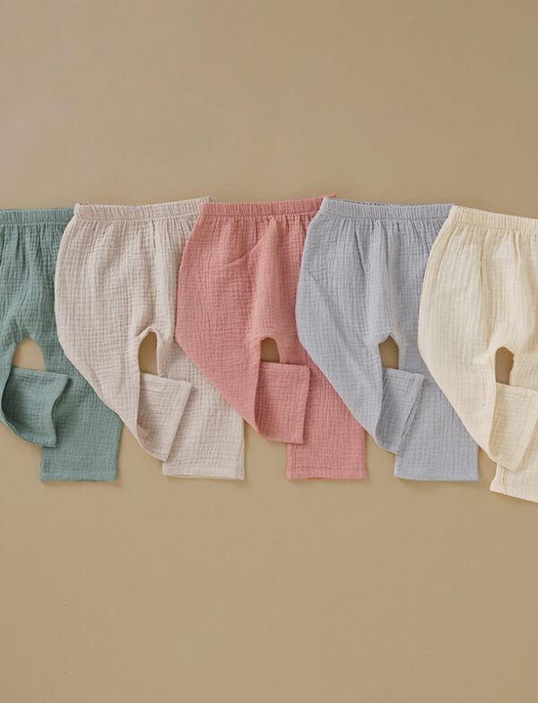 Baby Pants Amazon Same Style Children's Mosquito-proof Pants Organic Cotton Baby Casual Pants Children's Summer Baby Trousers