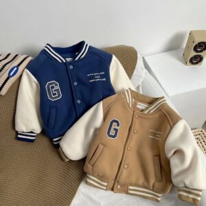 Boys Fleece Baseball Jacket